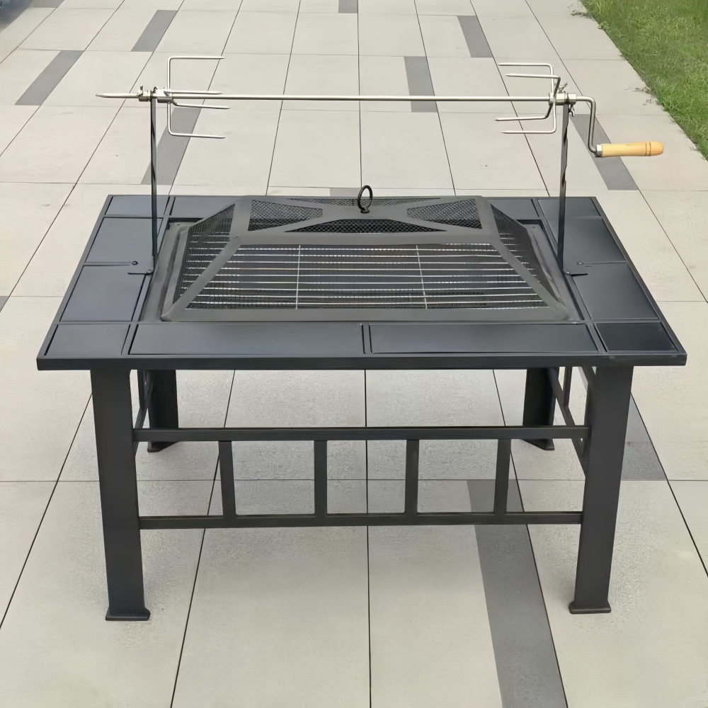 horno de cocina de té horno de asado set tabla de barbacoa doméstica parrilla de parrilla de patio al aire libre horno de parrilla al aire libre con parrilla