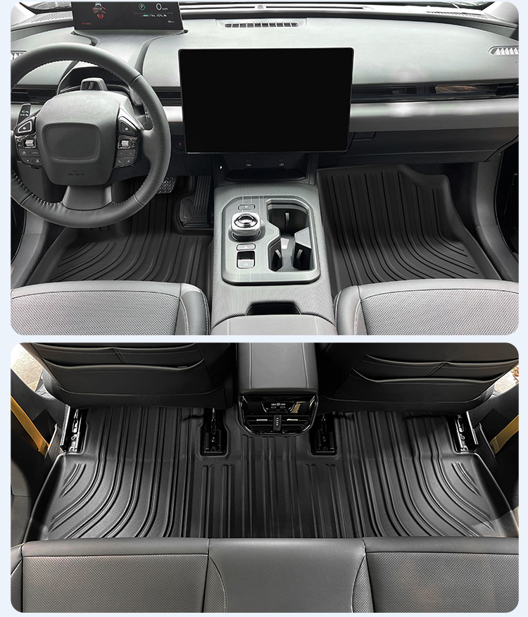 Suitable for 25 Toyota Bz5 Car Floor Mats, Dirt-Resistant and Waterproof, Special Car Floor Mats, Tpe Floor Mats, Trunk Mats