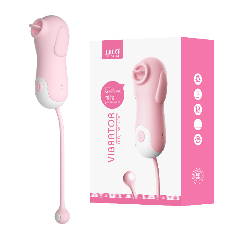 Lai Le Chacha Qiqu Tiaodan Diez puestos Lamiendo la lengua Palo de masaje vibratorio Dispositivo de masturbación femenina Productos sexuales sexuales sexuales para adultos