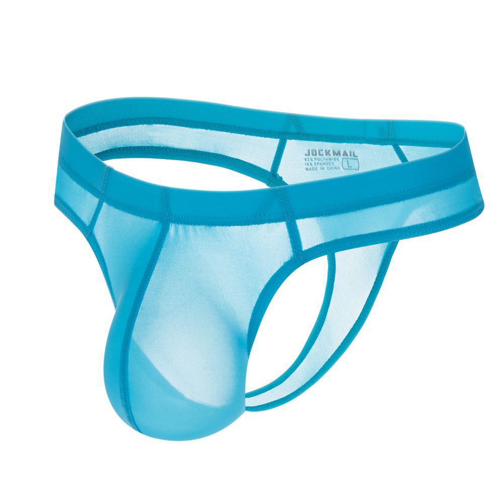 Ice Silk Ultra-Thin Translucent Sexy Men's Briefs Bikini t Thong Sexy Fun