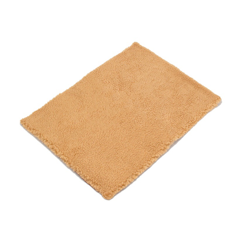 Alfombra para perrera, cálida perrera de terciopelo de cordero, alfombra autocalentable para gatos y perros, manta para suministros para mascotas, fuente de fábrica