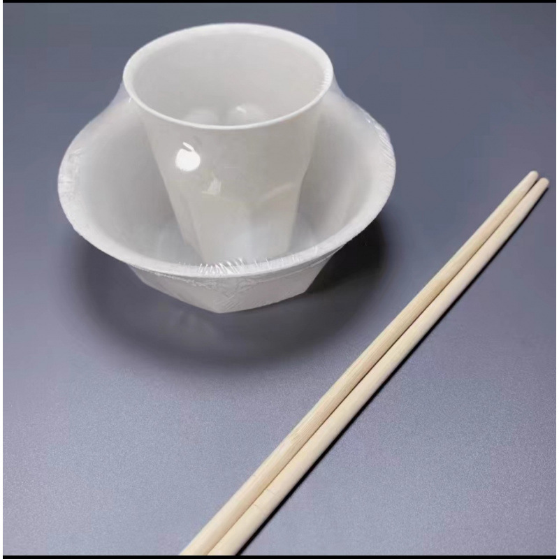 Dos juegos (taza de tazón) 100 juegos de paletas de envío en paquete independiente