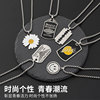 Brand accessory hip-hop style, sweater, necklace stainless steel, wholesale