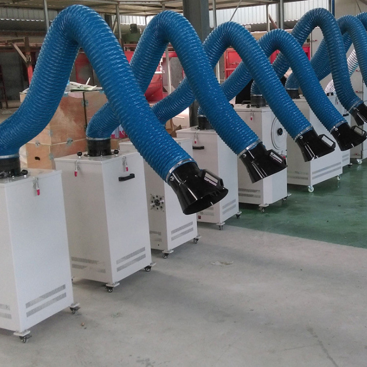 单双臂旱烟净化器 焊锡烟雾净化器 焊接除尘器移动除尘机厂家现货
