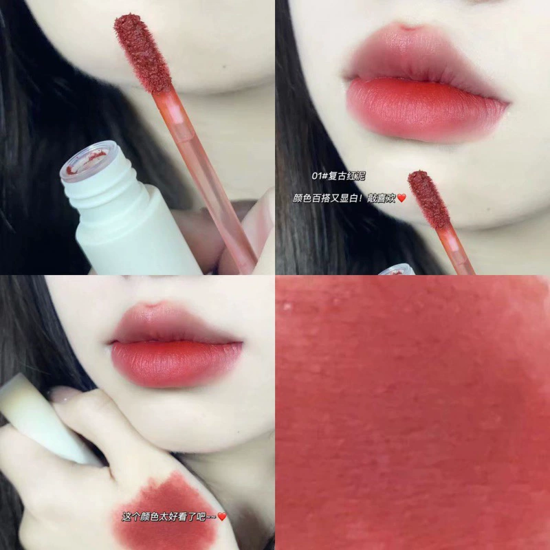 Lipstick, matte lip balm, lip gloss, long-term effect, translucent shading