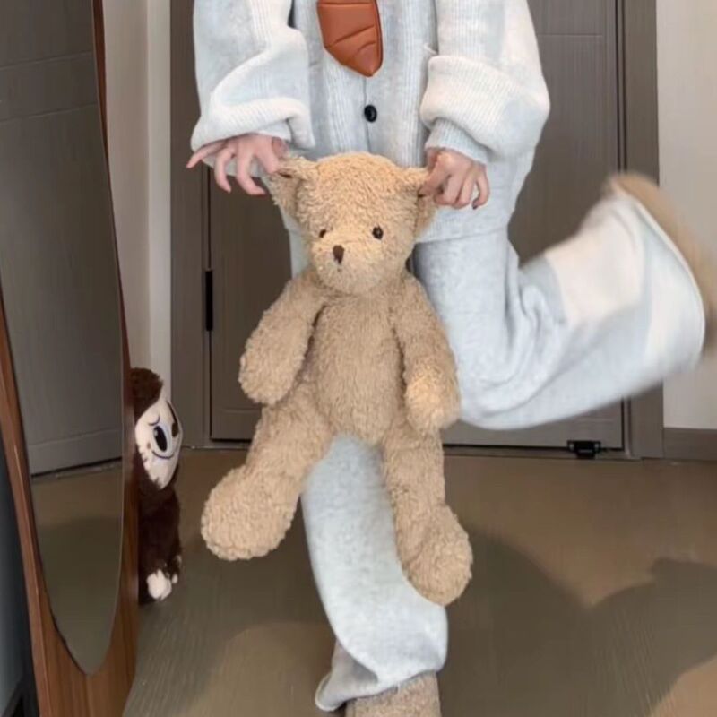 2025春季私服名媛御姐风纯色绵羊绒长袖三分裤套装休闲穿搭女|undefined