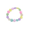 Children's cute bracelet, acrylic plastic beads from pearl, flowered