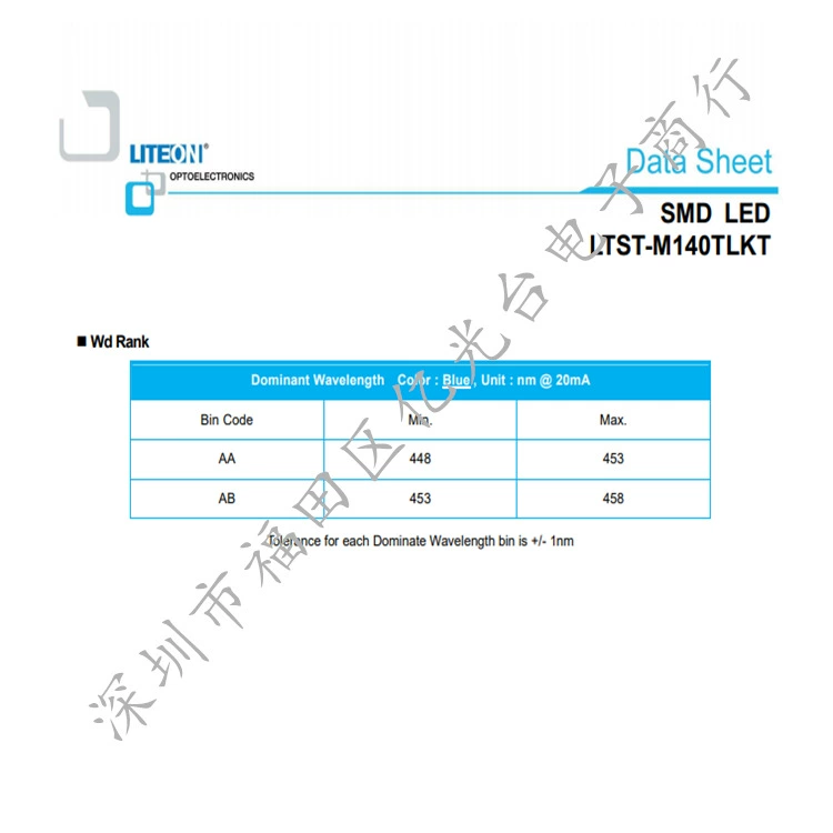 [LTST-M140TLKT SMD-светодиод с синим чипом, светодиод, оригинал Lite-On, в наличии]