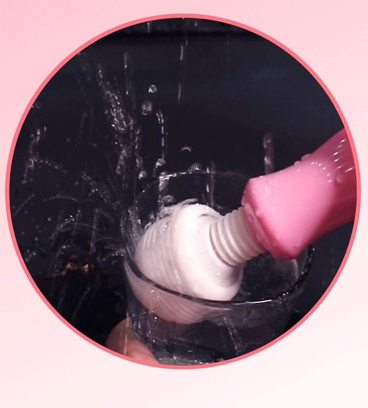 G-Spot Vibrator with Electric Button Control, ABS Body, 50 dB Quiet Motor, White or Pink — detail image 3