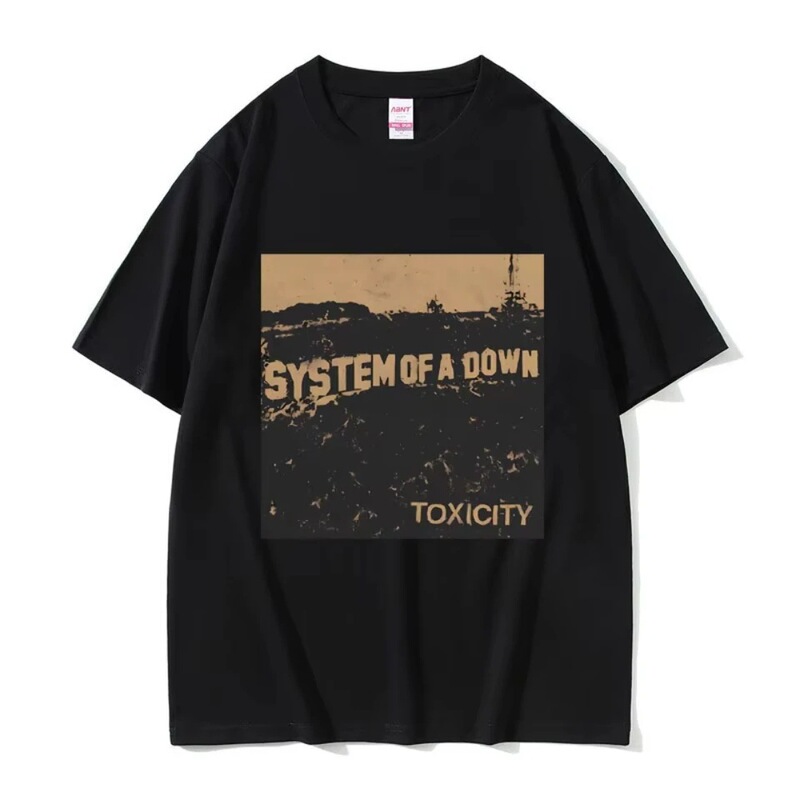 Rock Band System of a down Album Cover T-Shirt Men's Vintage Oversized T-Shirt Women's Alternative Metal Rock Band System of a down Album Cover T-Shirt Men's Vintage Oversized T-Shirt Women's Alternative Metal