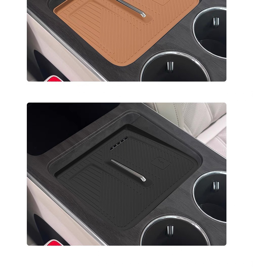 Suitable for Xiaomi Pengcheng N70/N90: Wireless charging pad, silicone cup holder, and other car interior accessories