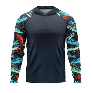 Fishing Shirt Men Long Sleeve Quick Dry Sweatshirts Summer Breathable Protective