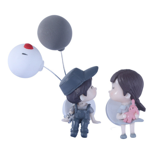 Ruijie Car Perfume Air Conditioner Air Vent Pendant Cartoon Doll Long-lasting Light Aromatherapy Creative Kissing Couple Ornament