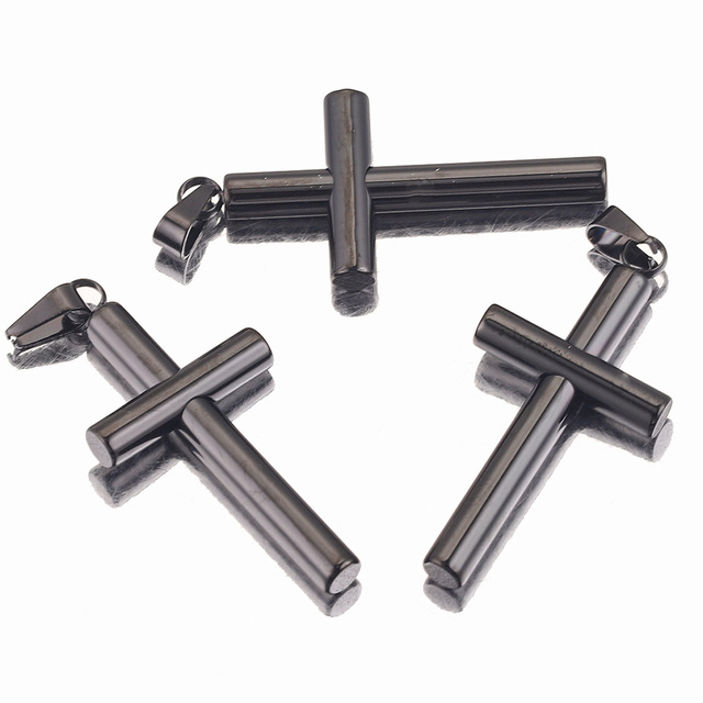 1 Piece 304 Stainless Steel Cross Pendant display picture 1