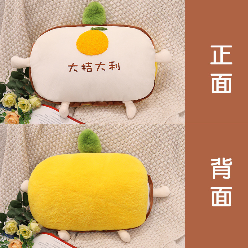 Buen caqui continuo mano más caliente almohada siesta almohada acostado dormir almohada siesta artefacto dormir mano caliente invierno lindo para los estudiantes