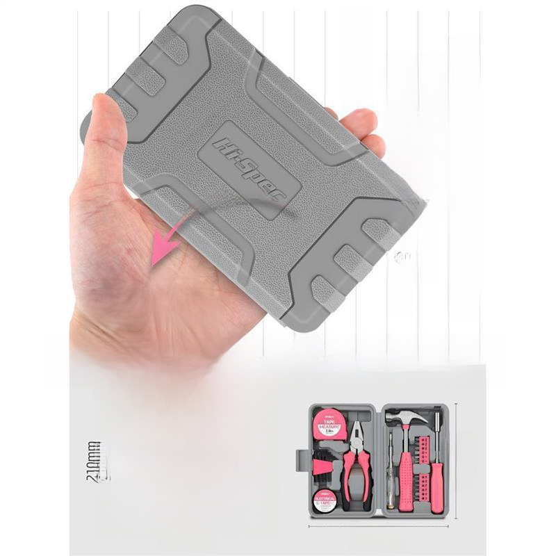 다기능 선물 도구 홈 하드웨어 세트 펜치 테이프 측정 망치 홈 수리 도구 상자 조합 세트