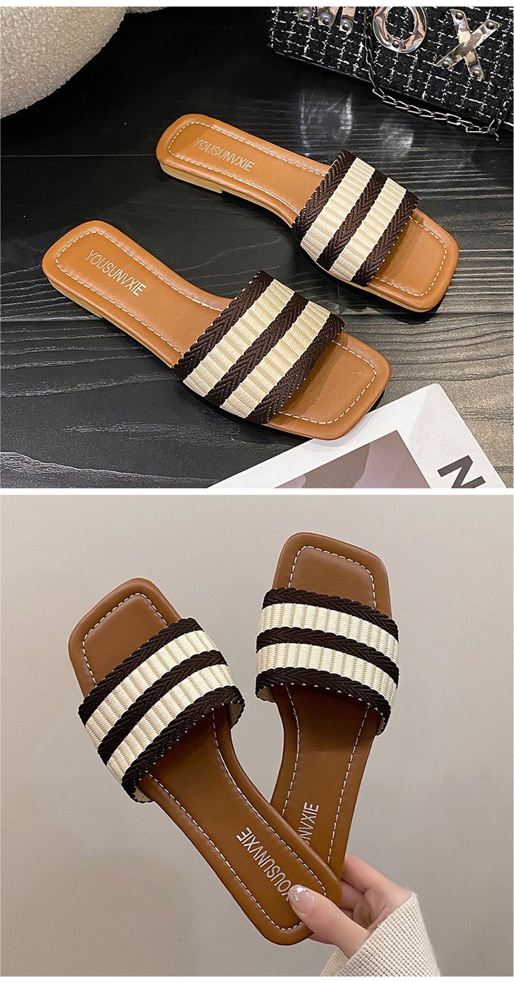Women's Basic Color Block Open Toe Casual Sandals display picture 8