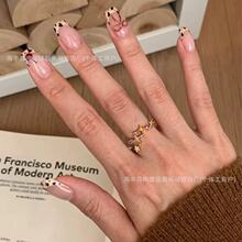 vintage中古紫荆花满天星轻奢高级感时尚清冷气质简约百搭