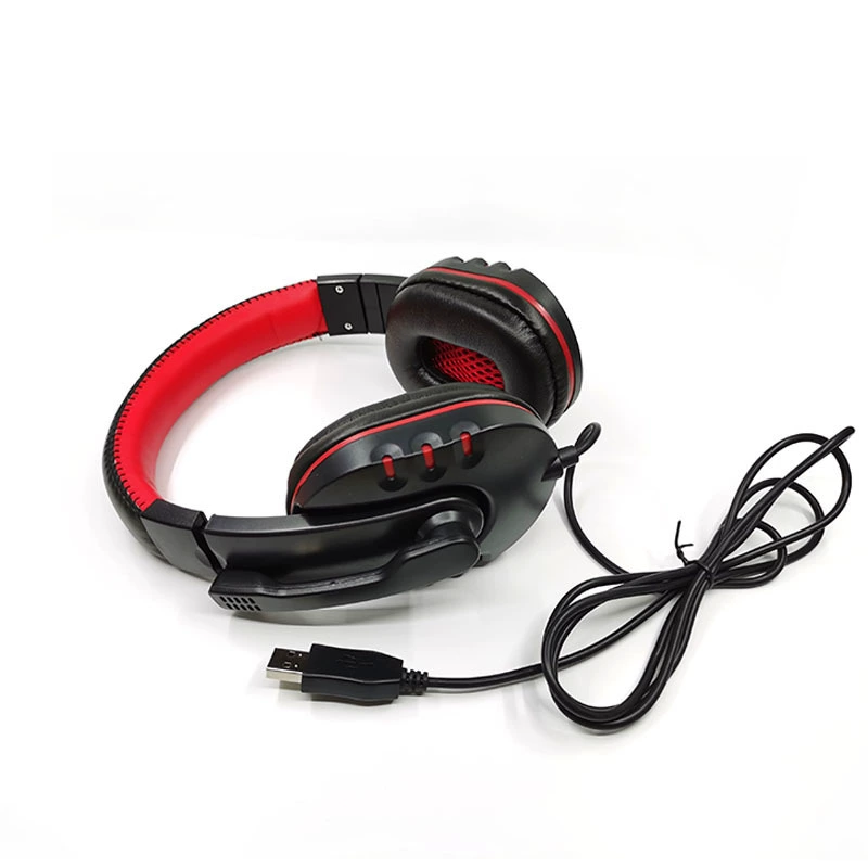 Гарнитура Компьютер USB Рот Студенты Английский Аудирование и говорящая гарнитура Онлайн-класс Обучение аудированию Голосовая подготовка Проводная гарнитура
