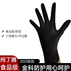 ニトリルゴム手袋を長くして丈夫な使い捨て手袋を作ります。