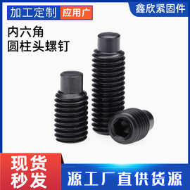 DIN915内六角圆柱端紧定螺钉无头螺丝12.9级凸端机米螺丝M3M4M5M6