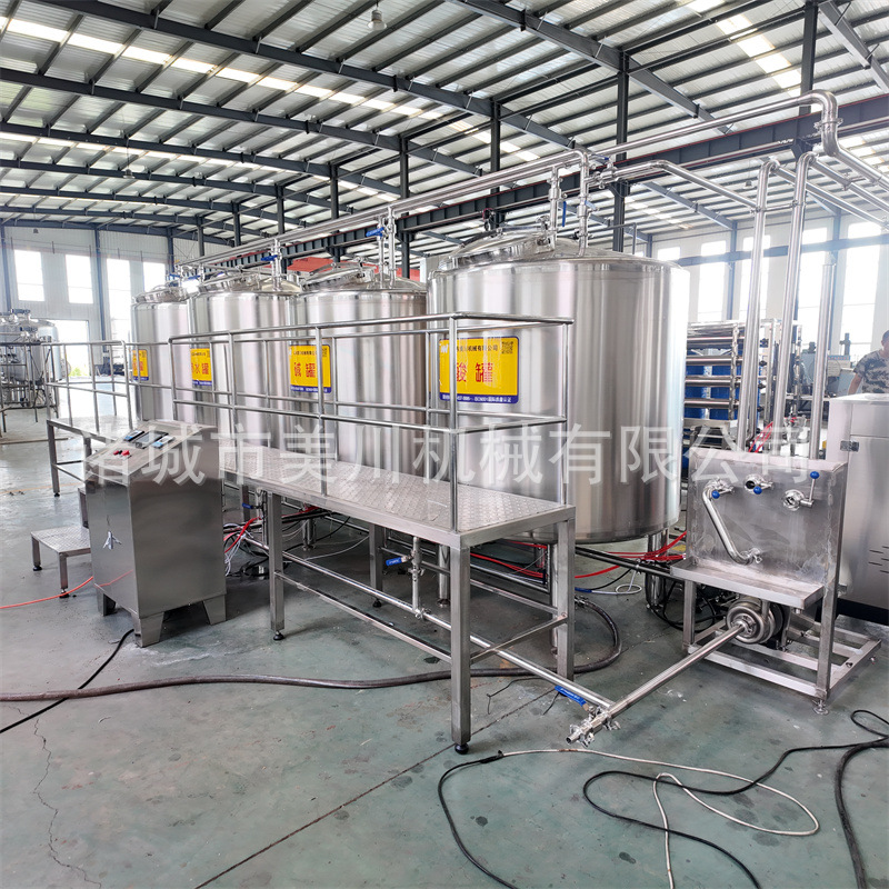 低糖老酸奶生产设备 小型羊奶加工生产线 果蔬汁饮料生产流水线