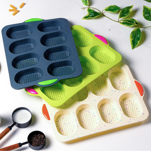 Cross-Border Silicone Cake Mold Household Baking Bread Non-Stick Baking Pan French Baking Silicone Baking Tools