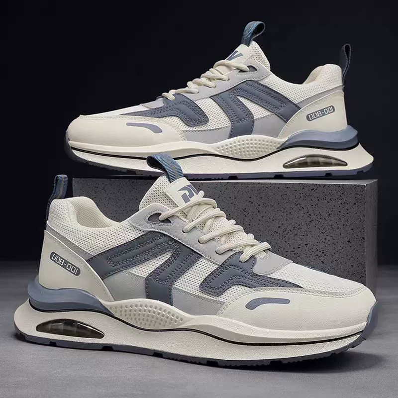 Мужские повседневные кроссовки для бега лето 2025 новые модные на толстой подошве увеличивающие рост универсальные кроссовки в стиле "папа"