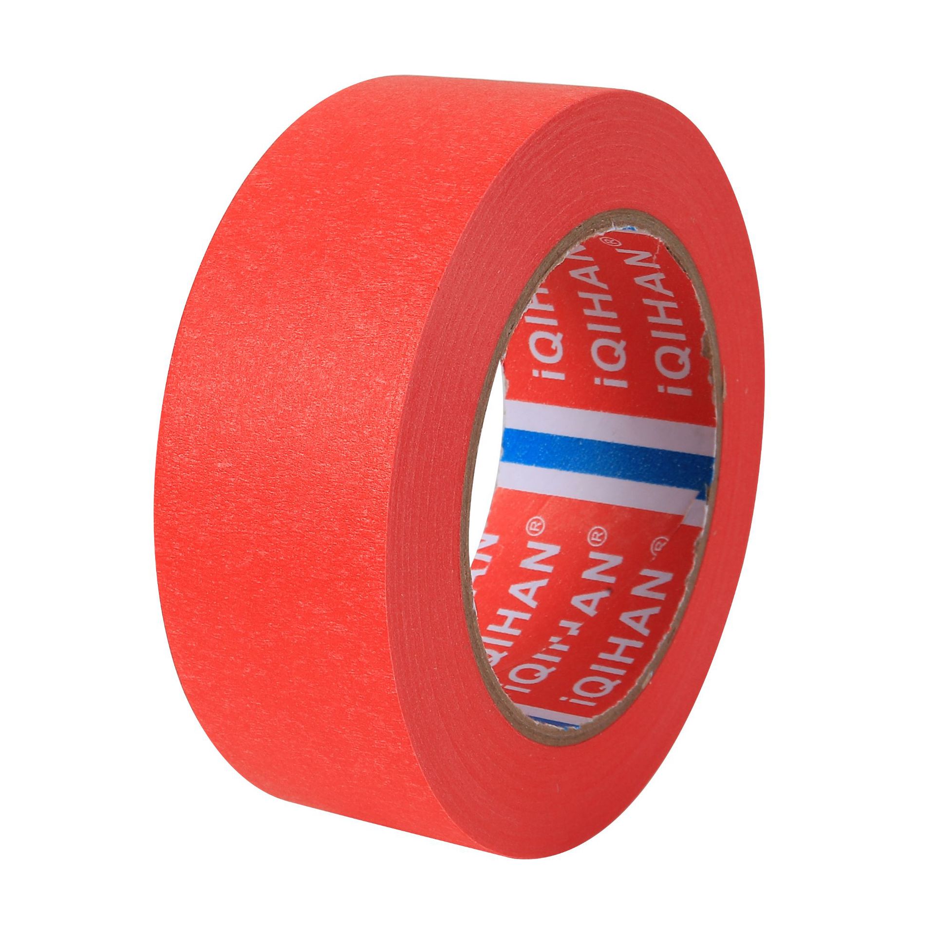 Cinta de texto de papel de enmascaramiento de color decoración interior cubierta del vehículo alto Adhesivo resistente a altas temperaturas cinta de papel de enmascaramiento sin costuras