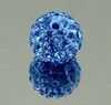 30 colors 10mm straight -hole full drill AB soft pottery drilling ball, fragrant Paradon double -hole white black red beads