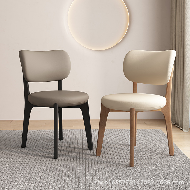 silla de comedor de madera sólida nórdica silla de comedor de hotel silla de respaldo moderna simple mesa de comedor silla fábrica de origen
