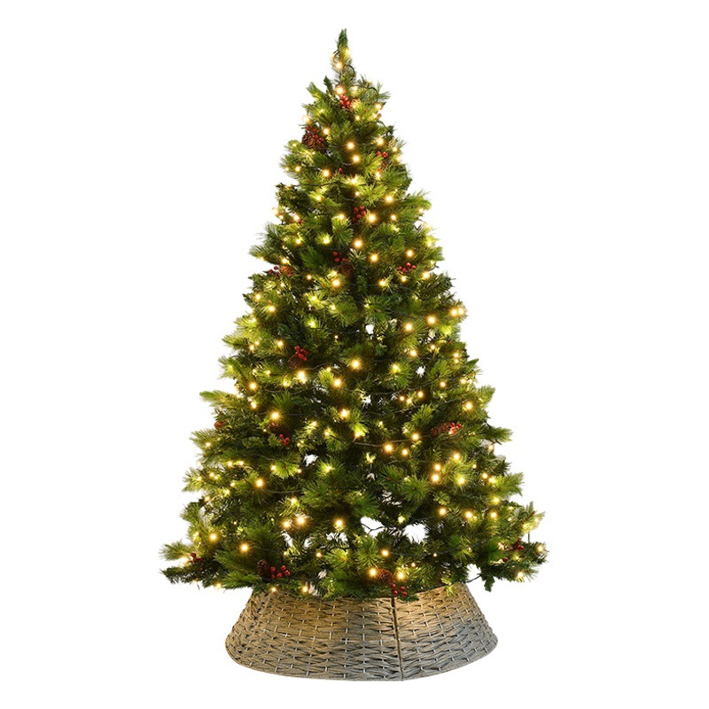 Navidad 1,8/2,4 m aguja de pino PVC hoja mixta árbol de Navidad decoración gran centro comercial Hotel de gama alta árbol de Navidad