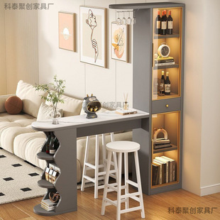 Slate Cream Bar Table Home Living Room Partition Wine Cabinet Dining Side Integrated Cabinet Modern Wall Simple Entrance