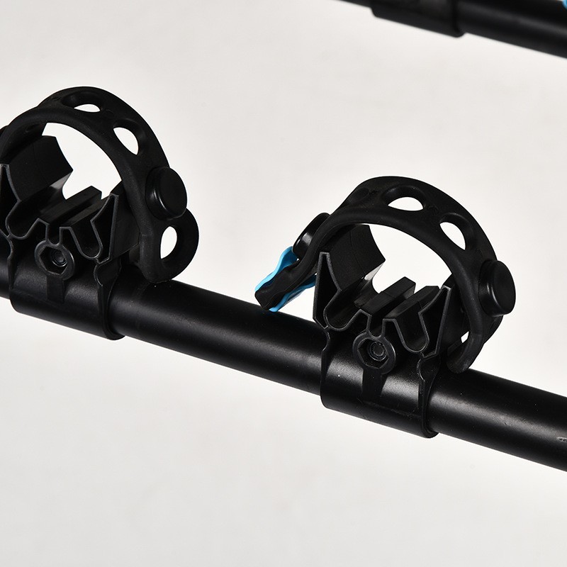Car Rear-Mounted Trailer Rack, Metal Bicycle Luggage Rack for Vehicles, Universal Rear Folding Bicycle Carrier