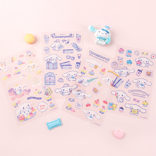 Sanrio sticker wholesale Jade dog Melody Culomi PET Guka sticker decorative cartoon waterproof sticker