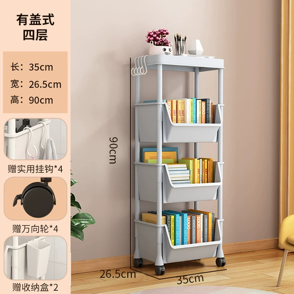 Bring 4 layers of gray+wheel+hanging box