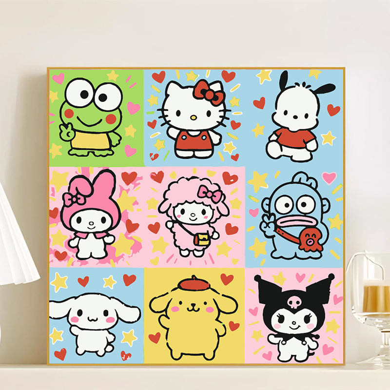 LL115 / 20*20CM（画笔+颜料+绷好内框）