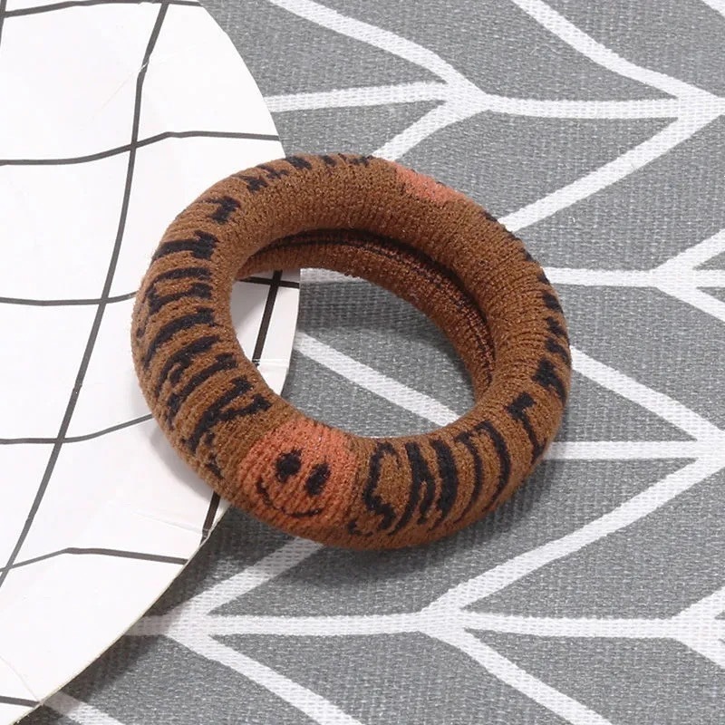Moda nueva versión coreana de alta elasticidad sin costuras toallas anillo bola cabeza simple anillo de cabello cuerda de cabeza gruesa cuerda de cabeza grande