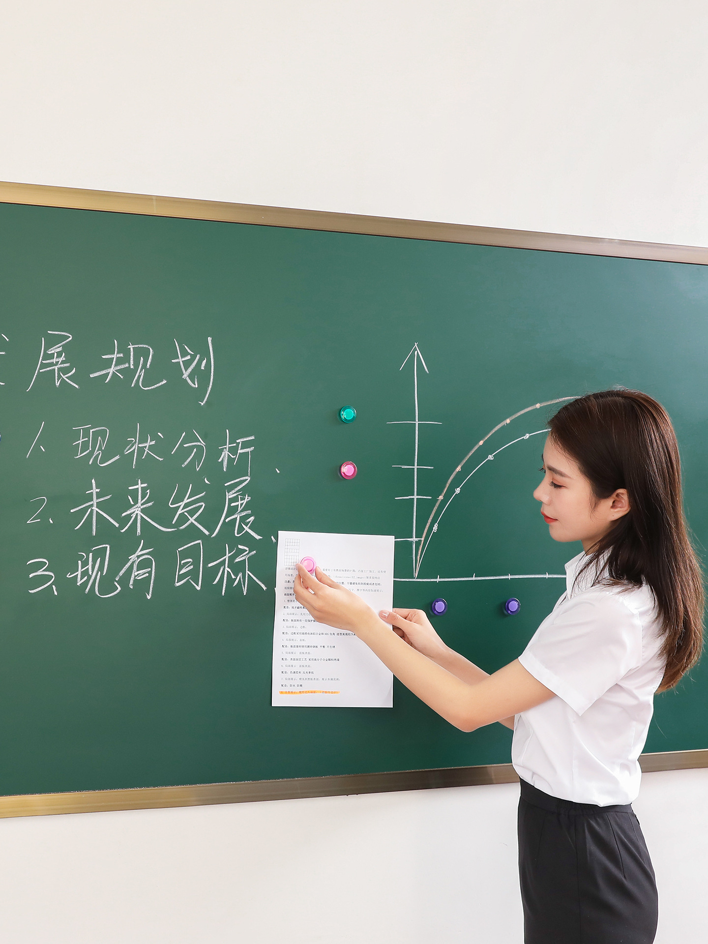 School magnetic board, 120x, training