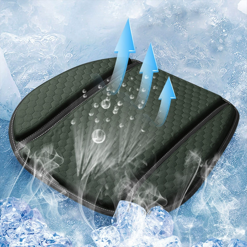 Автомобильная сотовая Подушка воздушный гель чувствительная к льду Подушка сиденья офисная дышащая Прохладная Подушка со льдом Удобная прохладная Автомобильная подушка