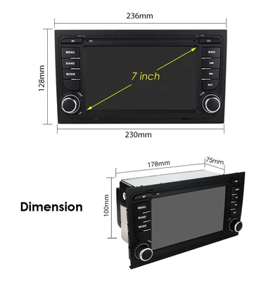 control large screen GPS navigator reversing – DVD Navigation