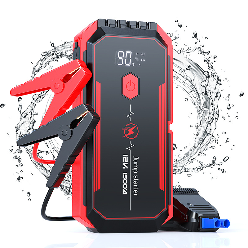 Car start emergency car power supply digital display large capacity fast charge mobile electric car jump starter Yama