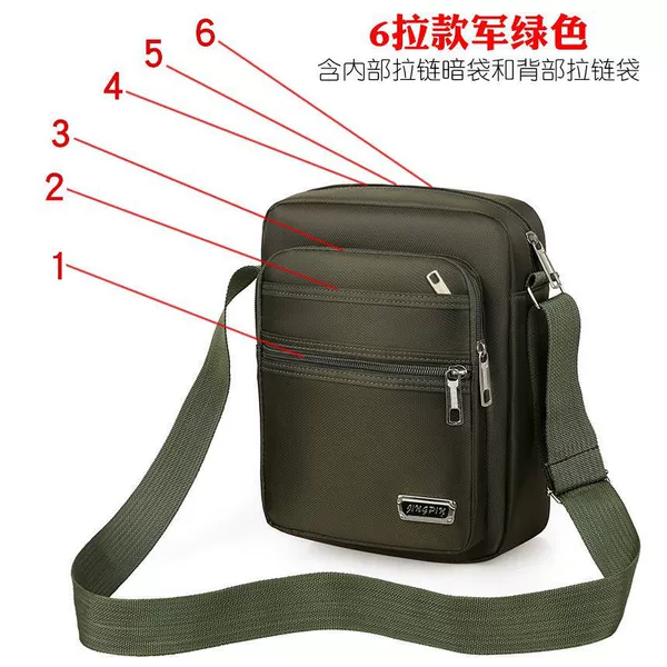 With zipper, green