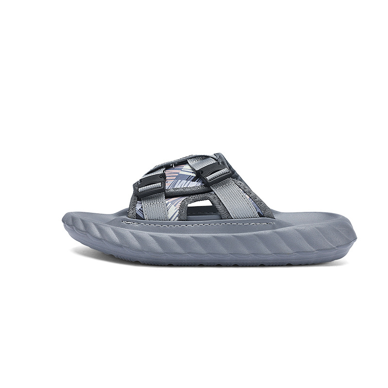 Sandalias y zapatillas de velcro de gran tamaño de comercio exterior para hombres, nuevas zapatillas deportivas de ocio de moda transpirables, zapatos de playa con punta abierta