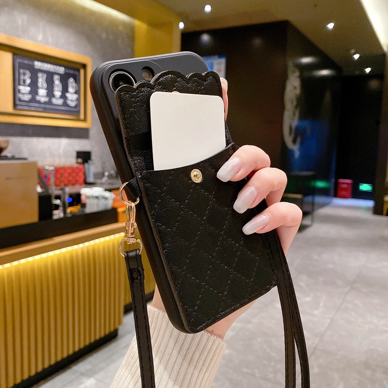 Cover telefono camelia con tracolla per iphone pro max plus_voghion.com