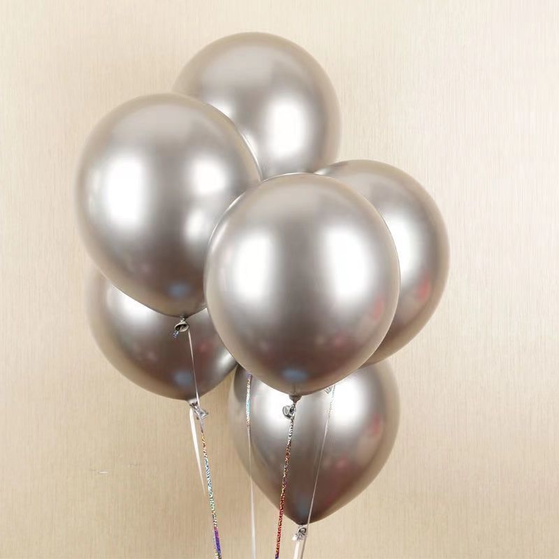 Thickened metallic silver 50 pieces
