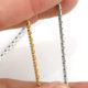European and American Cross-border New Stainless Steel SquARe PeARl Hammer Round Ar Chain Titanium Steel Necklace Jewelry DIY Rice Chain with Chain Accessories