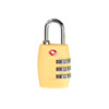 TSA customs lock box lock TSA335 overseas travel luggage zipper lock plastic TSA customs password lock