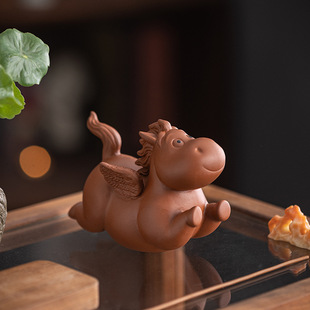 Ceramic Cute Ceramic Horse Ornaments Creative Lucky Horse to Success Home Living Room Office Desktop Decorations