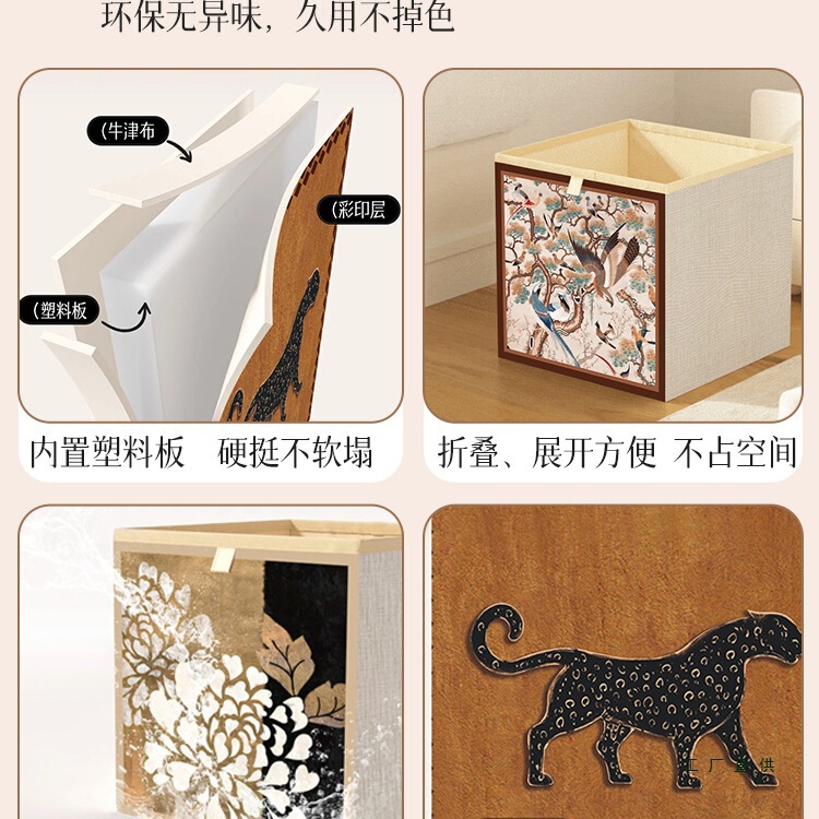 中古风实木书柜书架落地置物架客厅家用收纳柜子储物格子柜展示柜|undefined